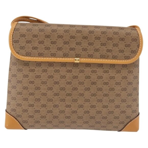 GUCCI Micro GG Supreme Shoulder Bag PVC Beige Gold 007 92 5548 Auth ep10883 - Picture 2 of 16